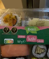 Véganes sushi sakura