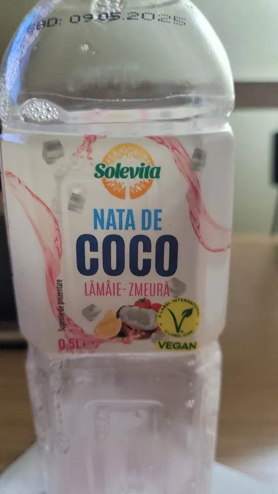 NATA DE COCO LĂMÂIE-ZMEURĂ