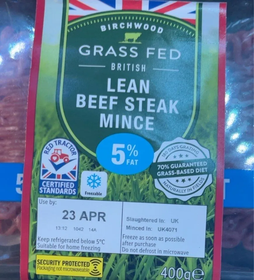 Beef steak mince