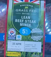 Beef steak mince