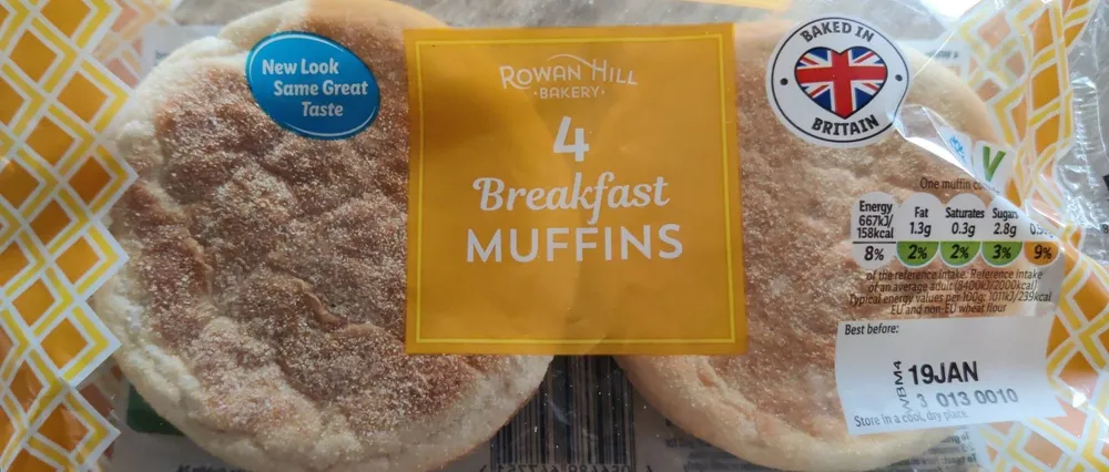 4 Breakfast Muffins