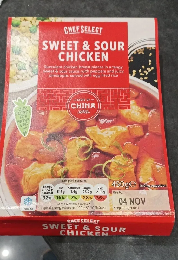 Sweet and sour chicken