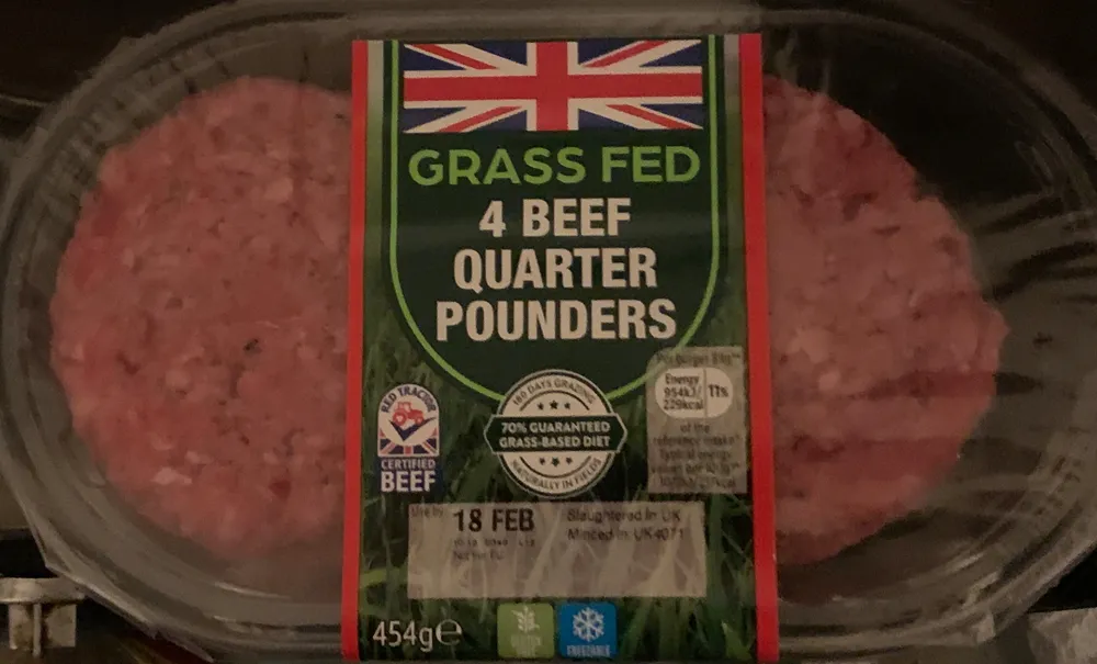 Grass Fed Beef Quarter Pounder