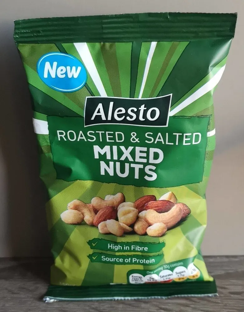 Roasted and salted mixed nuts