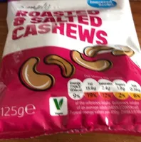 Roasted & salted cashews