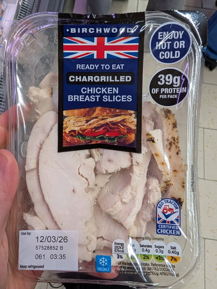 Birchwood Chargrilled Chicken Breast Slices