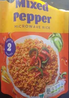 Mixed pepper microwave rice