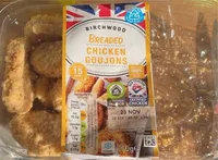 Bread chicken goujons
