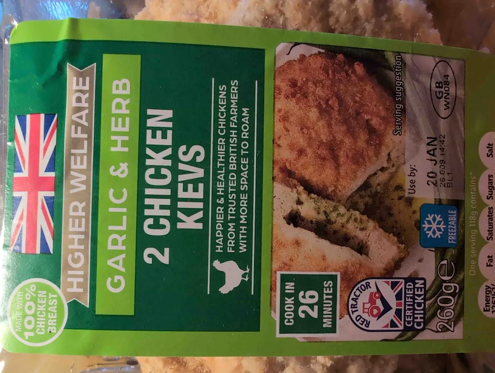 Garlic & Herb Chicken Kievs