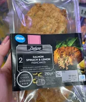 Salmon Spinach & Lemon Fishcakes