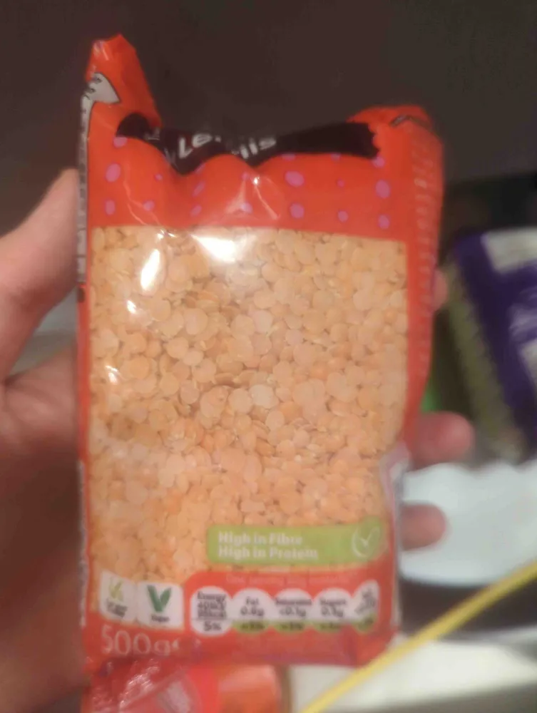 000 100 TASTE OF Red Split Lentils DATKA 8