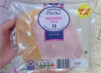 Breaded ham