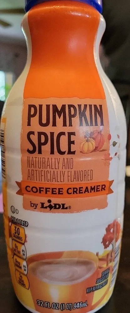 Pumpkin spice creamer