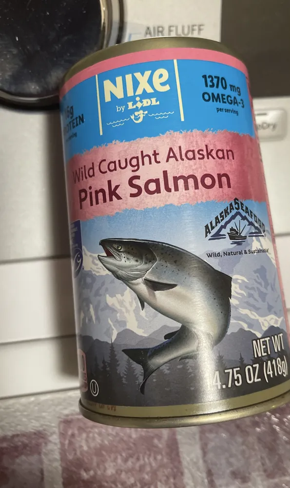 Wild caught Alaskan pink salmon