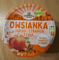 Owsianka jabłko-cynamon z chia