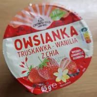 Owsianka truskawka-wanilia z chia