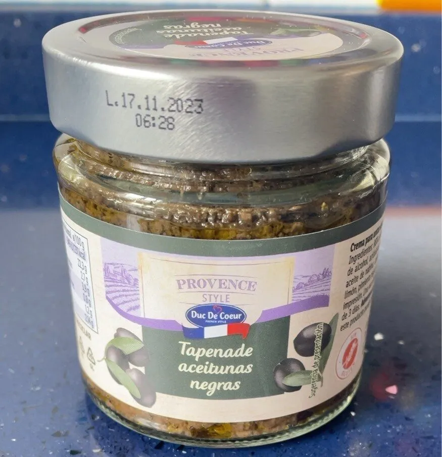 Tapenade aceitunas negras