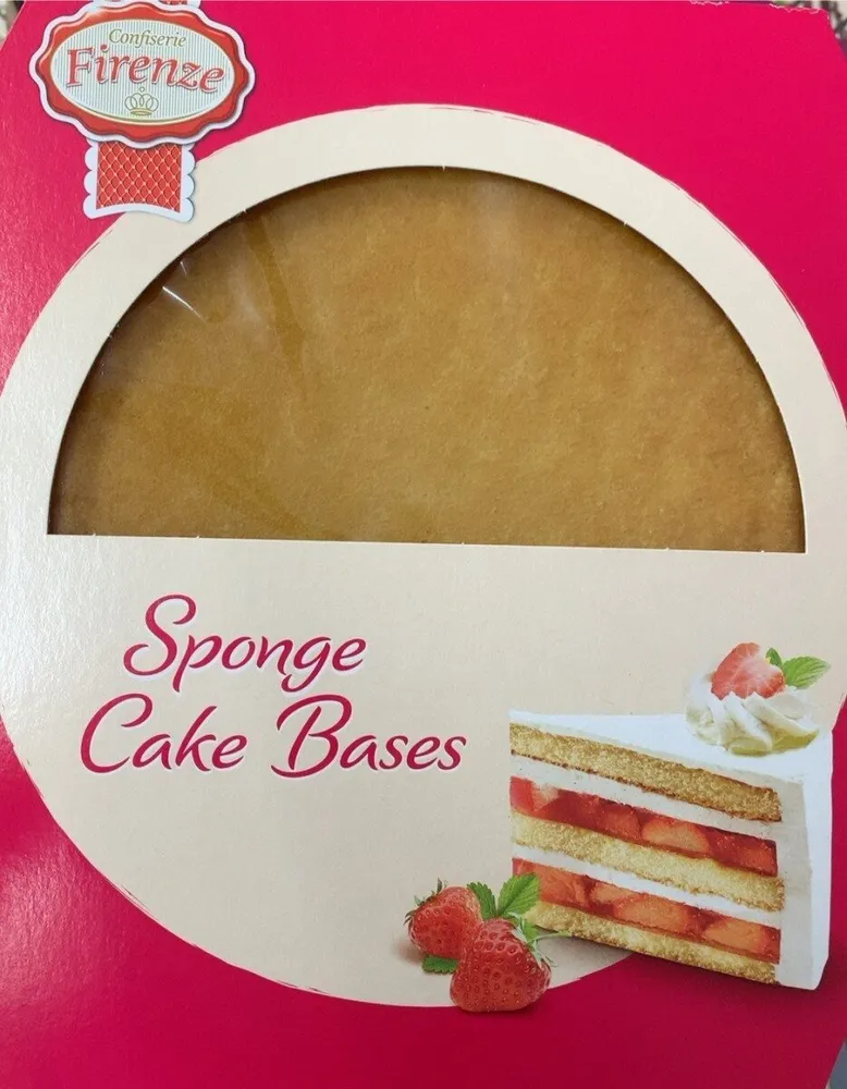 Sponge cake bases