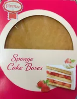 Sponge cake bases