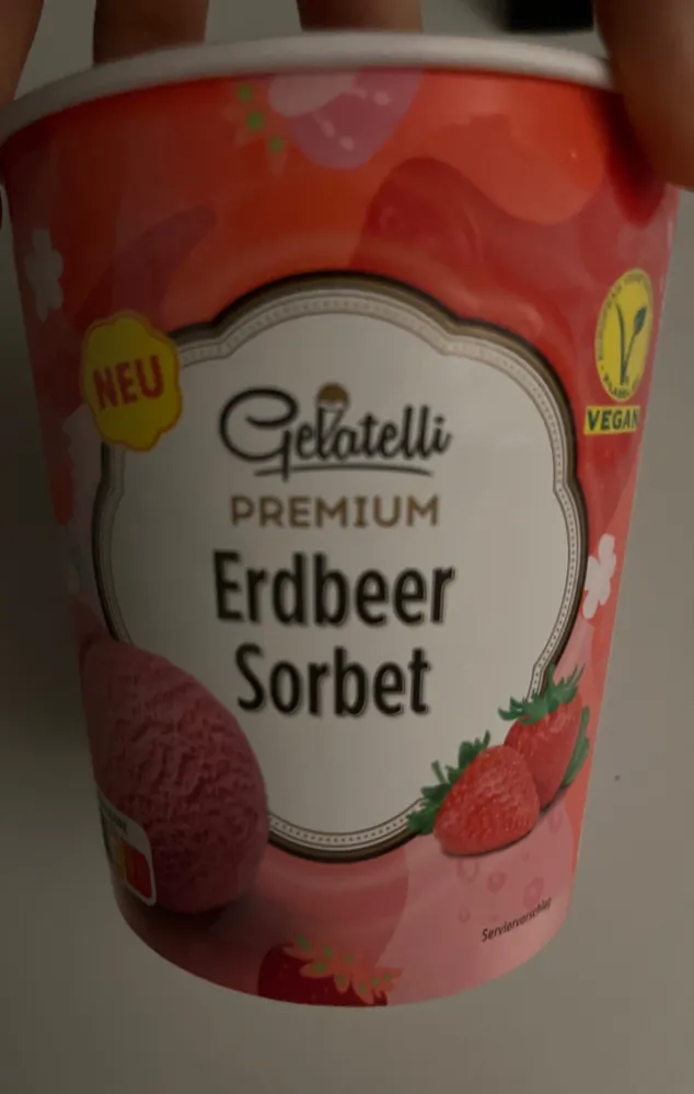 Erdbeer Sorbet
