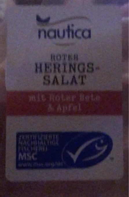Roter heringssalat