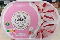 Premium-Eis Erdbeer-Joghurt
