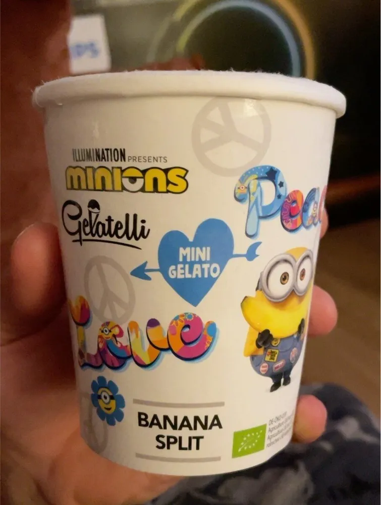 Crème glacée banana split