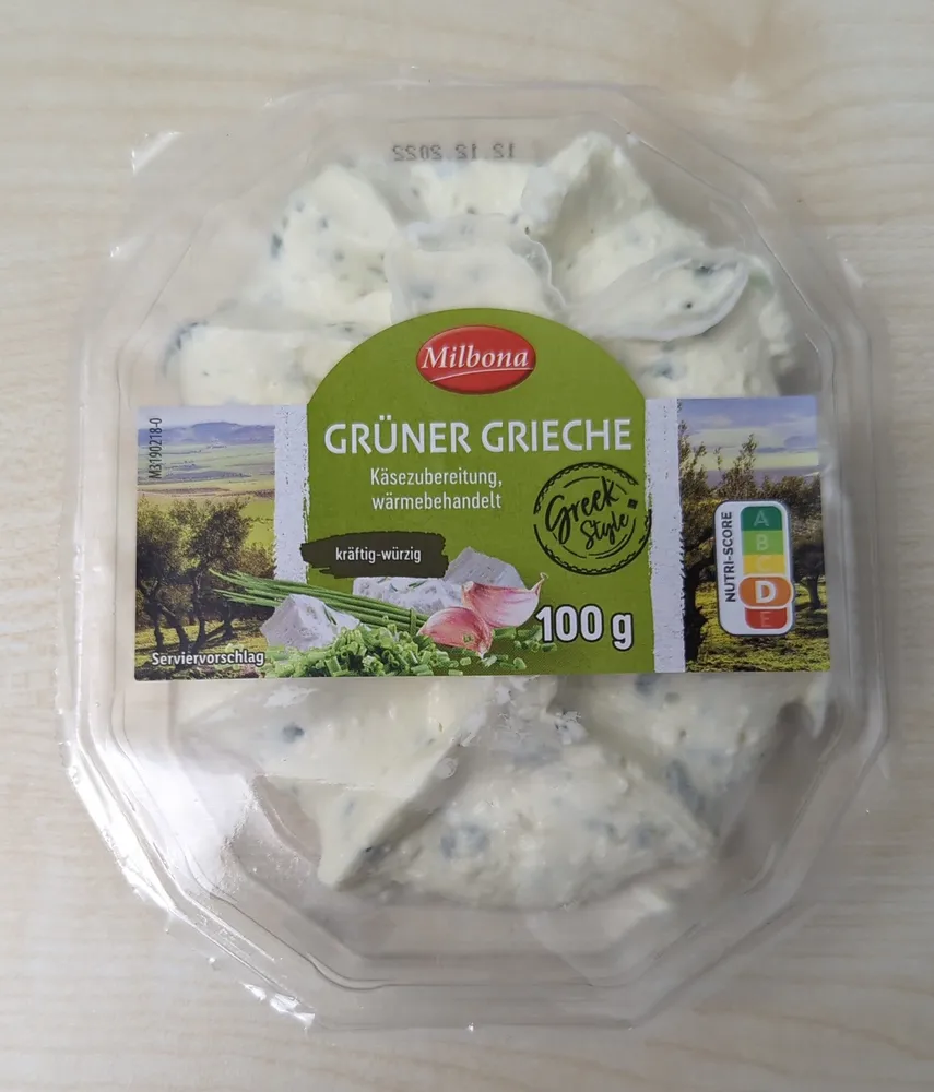 Grüner Grieche Käsezubereitung