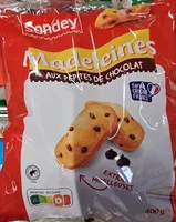 Madeleines aux pépites de chocolat