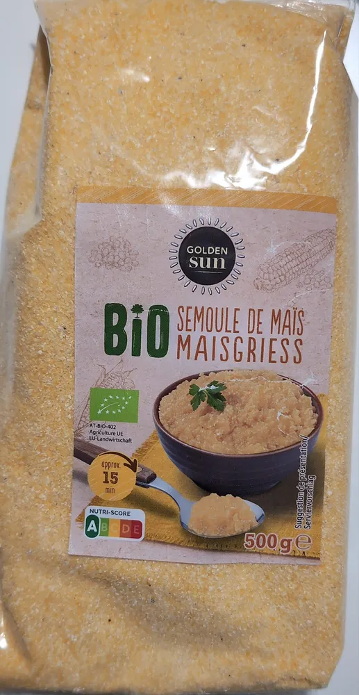 Semoule de maïs bio