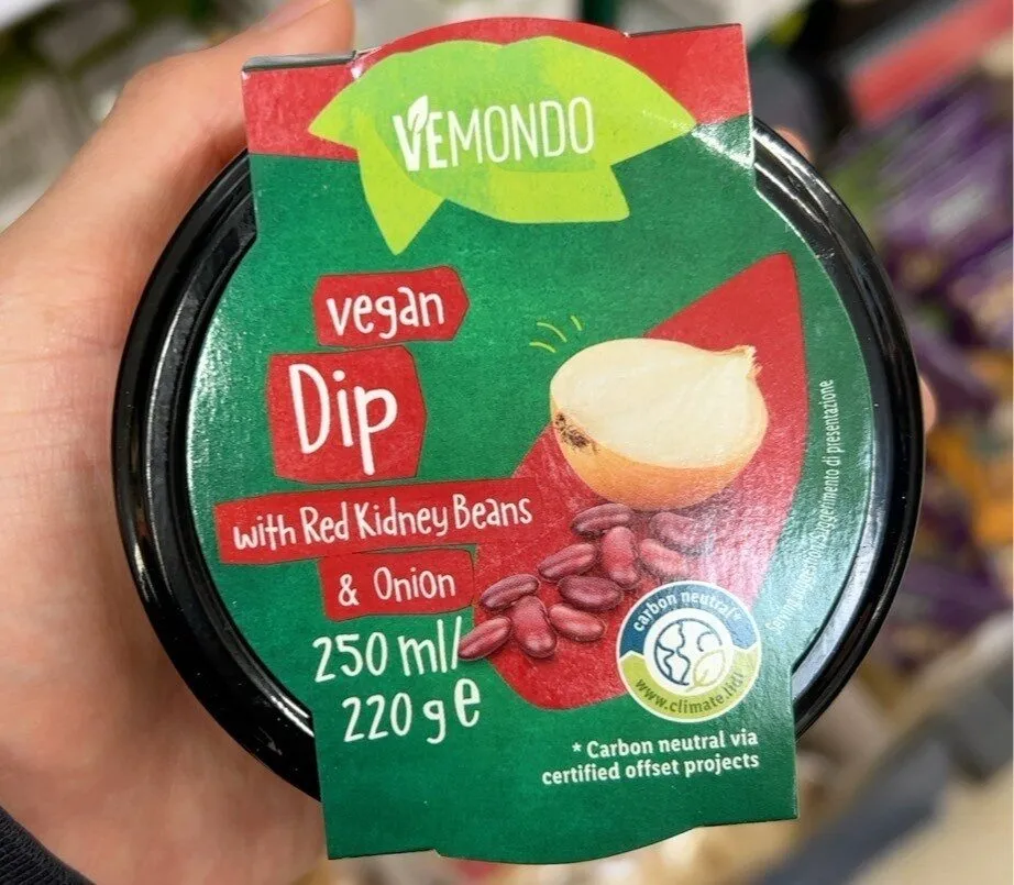 Vegan Dip with Red kidney beans & onion