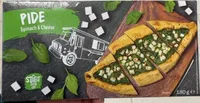 Spinach and cheese pide