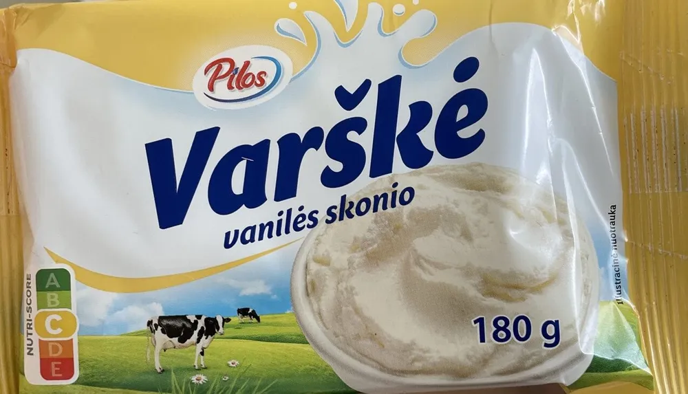 Varškė Vanilės Skonio