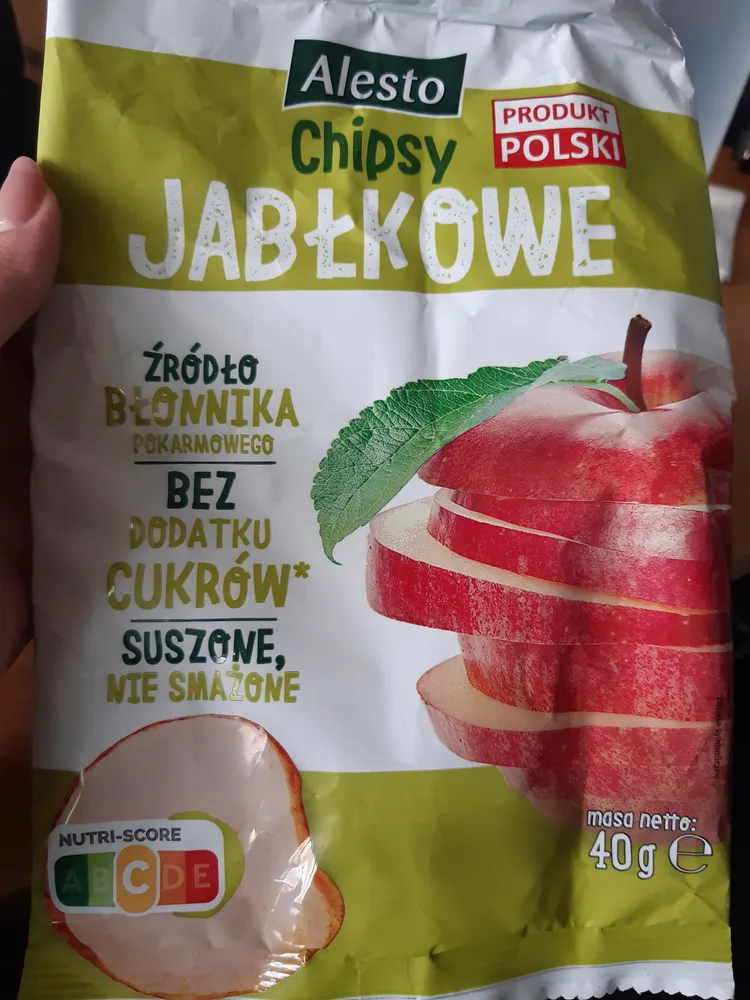 chipsy jabłkowe