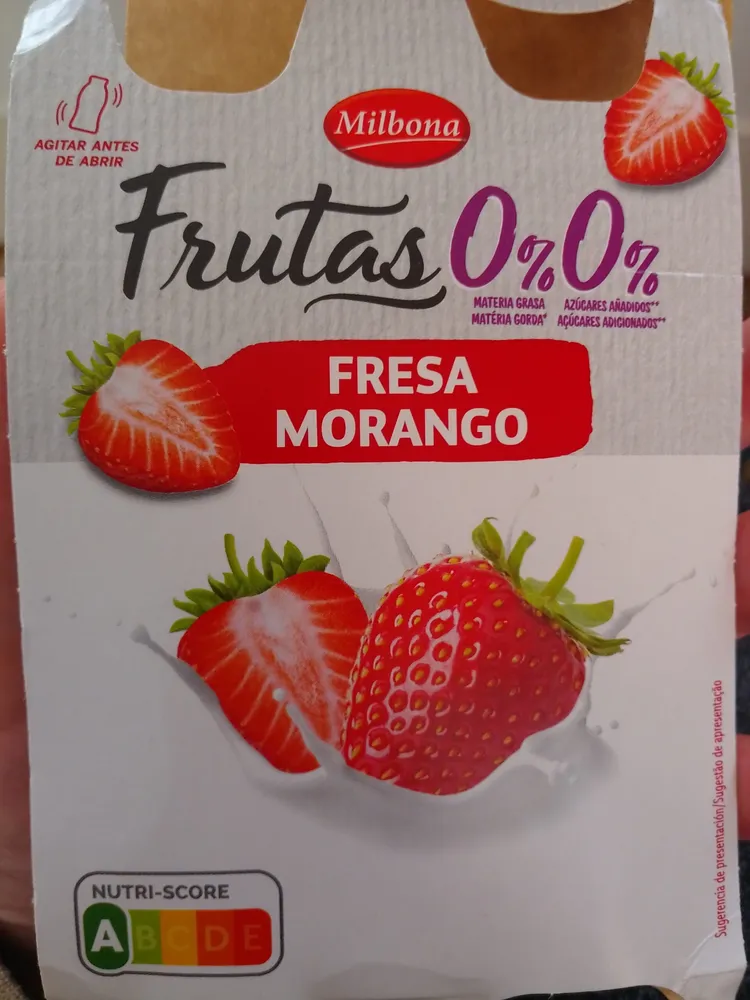 Iogurte frutas 0%