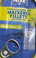 Mackerel fillets in olive oil