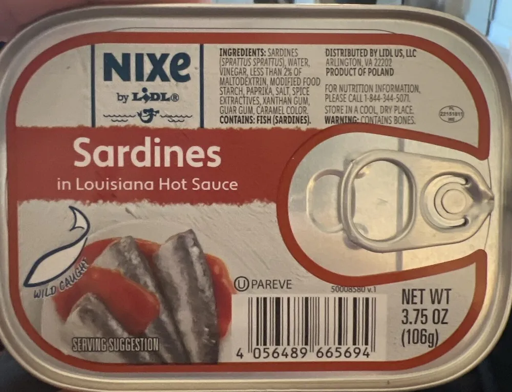 Sardines In Louisiana Hot sauce