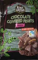 Chocolate covered fruits mango in dark chocolate