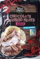 Chocolate covered fruits banana