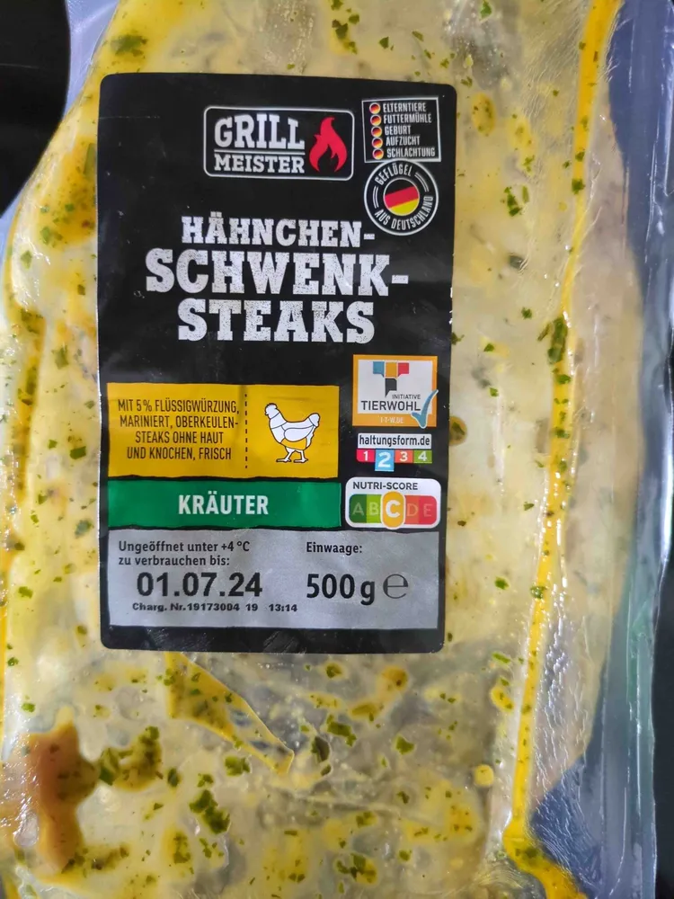 Hänchen Schwenk-Steaks