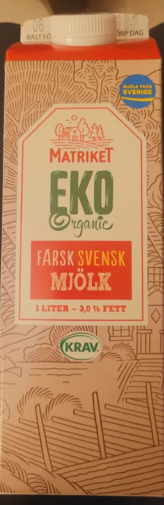 Mjölk Eko 3%