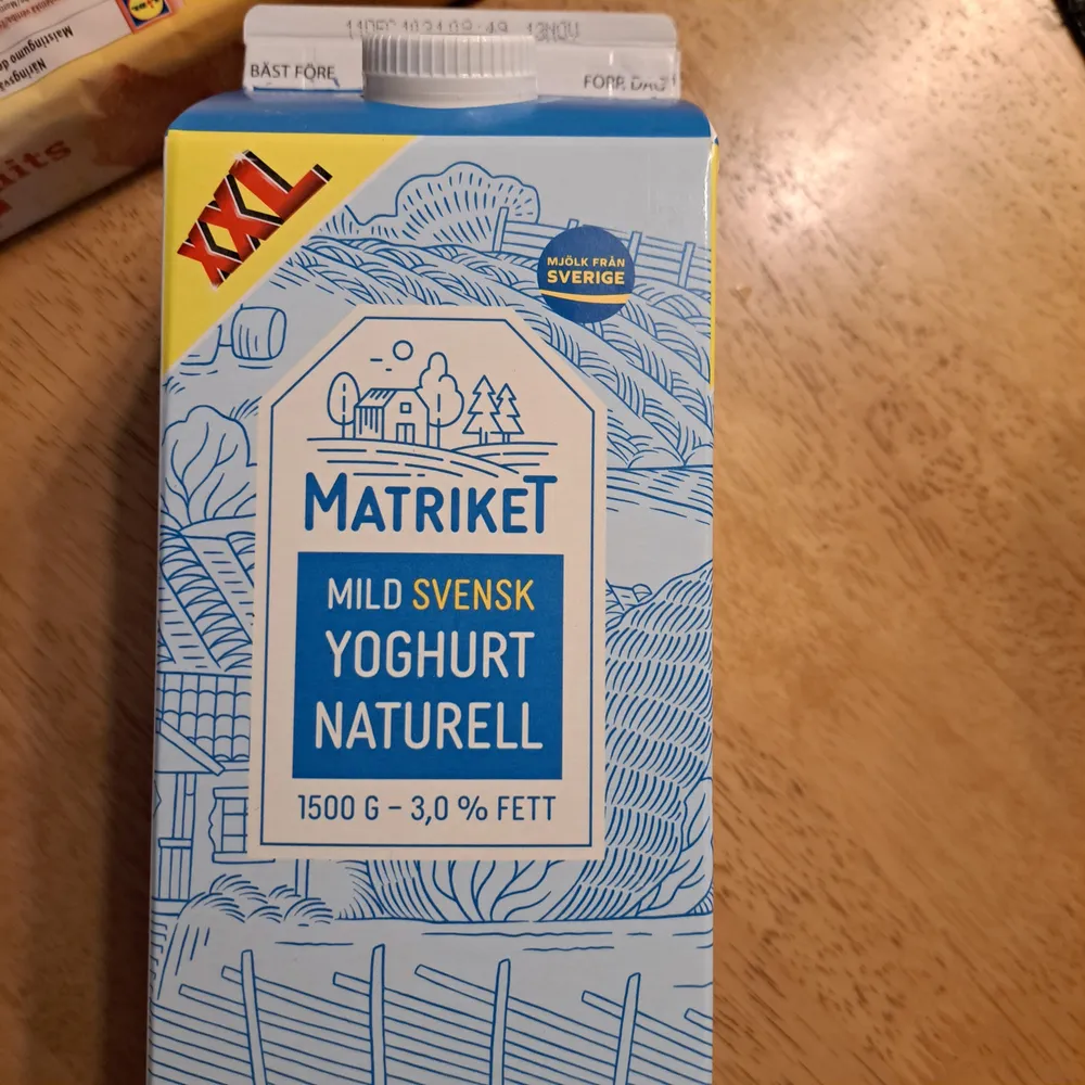 Mild svensk yoghurt naturell