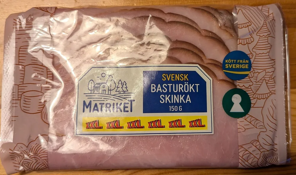 Svensk Basturökt Skinka