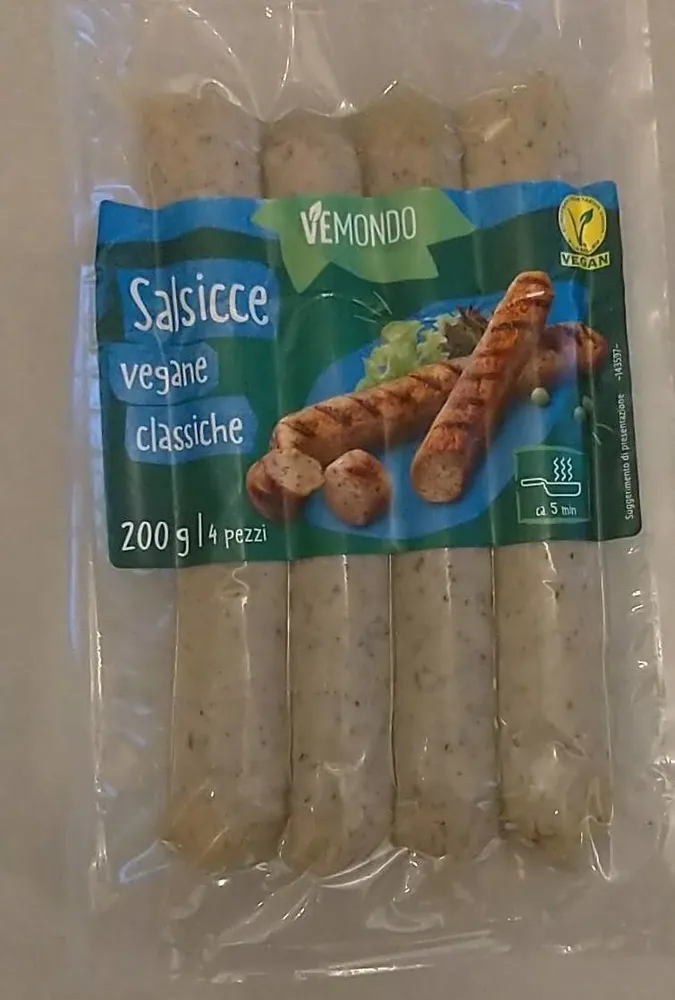Salsicce vegane classiche
