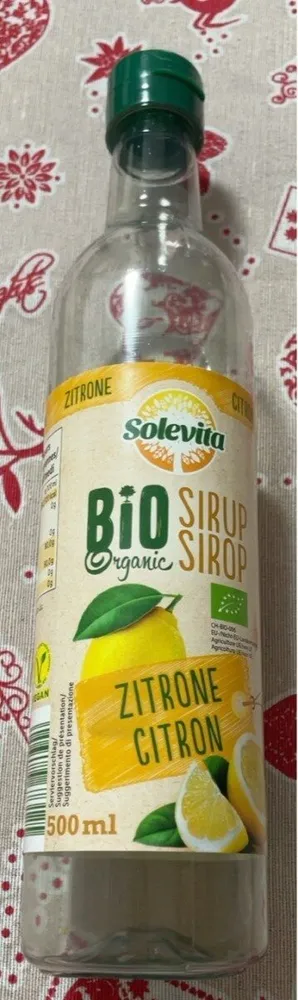 Bio Organic Sirop citron