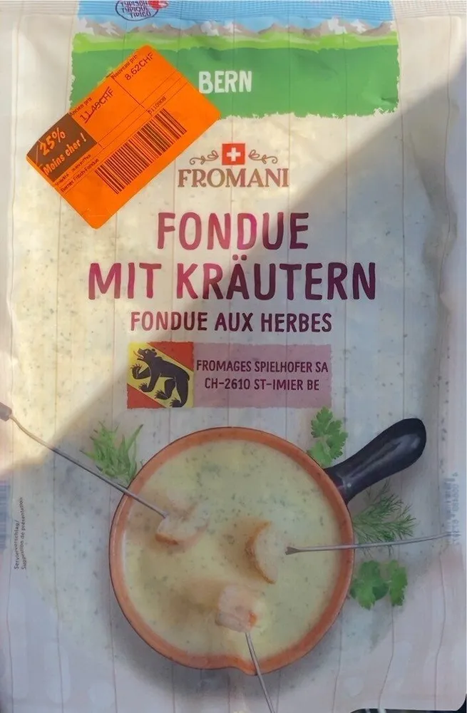 Fondue aux herbes