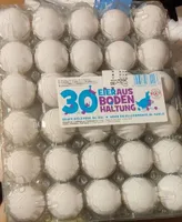 Oeufs d'élevage au sol