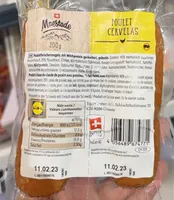 poulet cervelas