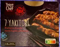 7 yakitori - Brochettes de poulet mariné et grillé au barbecue