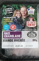 Viande hachée race charolaise 5% mat gr